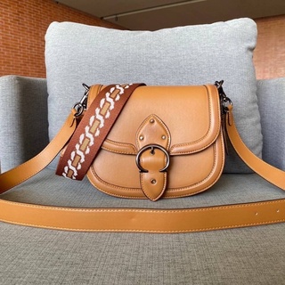 COACH (C0749) BEAT SADDLE BAG WITH HORSE AND CARRIAGE PRINT