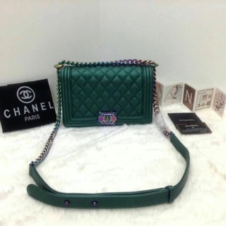 กระเป๋าChanel อะไหล่รุ้ง 10