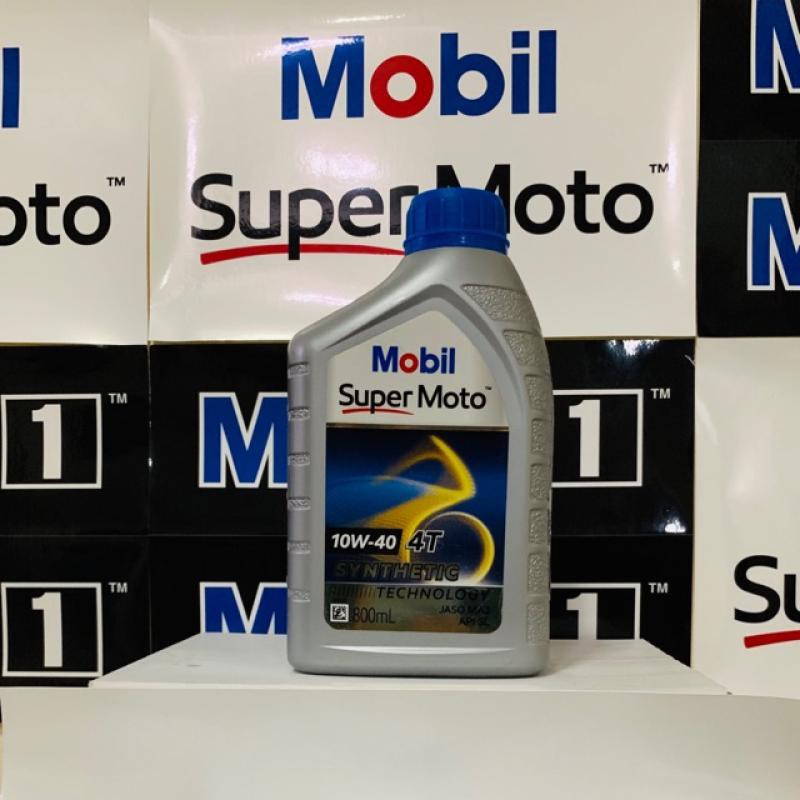 mobil-น้ำมันเครื่องมอเตอร์ไซค์-mobil-super-moto-scooter-4at-10w40-ขนาด-0-8-ลิตร