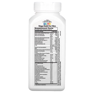 ภาพขนาดย่อของภาพหน้าปกสินค้าของใหม่ ส่งไว ️21st Century, Mega Multi for Men, Mega Multi for Women Multivitamin & Multimineral, 90 Tablets วิตามินรวม จากร้าน hongprim บน Shopee ภาพที่ 2