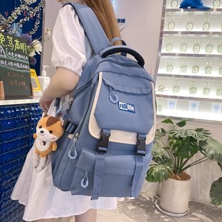 【พร้อมส่ง】ใหม่ กระเป๋าเป้สะพายหลัง กระเป๋านักเรียน ความจุขนาดใหญ่ สไตล์เกาหลี ญี่ปุ่น สําหรับผู้หญิง 2021