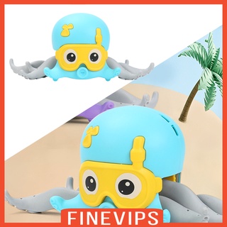 [FINEVIPS] Floating Octopus Bath Toy Bathtub Toy Animal Swimming Pool Toy