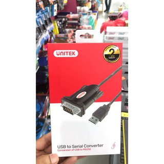 ส่งจากไทย USB to Serial Converter conversion of RS232 ยี่ห้อ UNITEK Y-105 USB to RS232