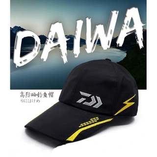 ( Ready ) Daiwa หมวกผ้าตาข่ายลายพรางป้องกันรังสียูวี