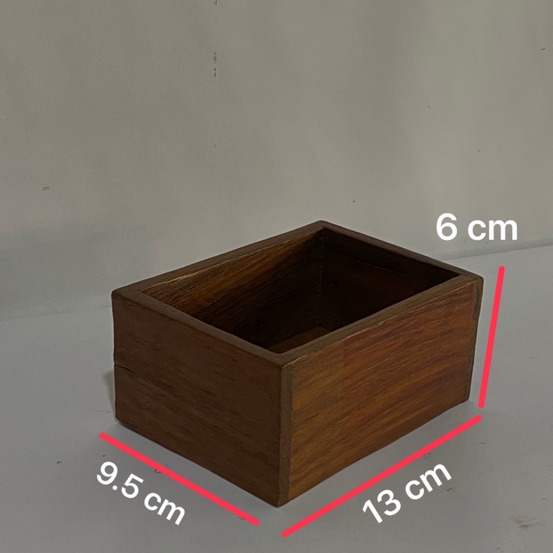 กล่องไม้สัก-ขนาดเล็ก-เก็บของกระจุกกระจิก-จัดระเบียบของบนโต๊ะ
