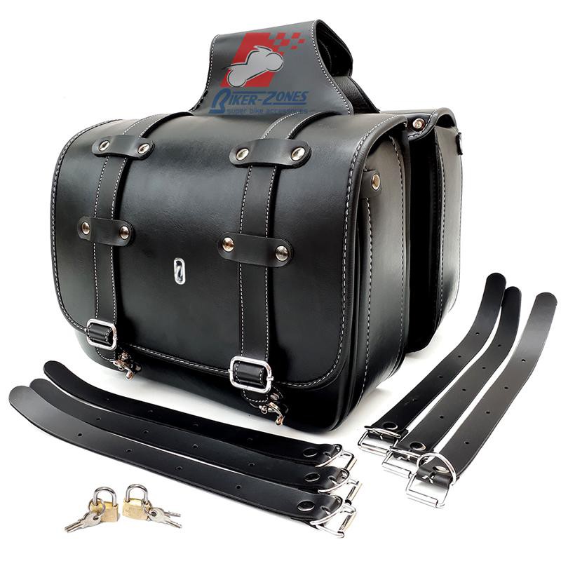 กระเป๋าข้างสำหรับมอเตอร์ไซด์-saddle-bag-sb07-blk