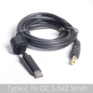 USB  C ถึง5525 5.5มม.X 2.5มม.ปลั๊กPDชาร์จสำหรับPCแล็ปท็อปDVD