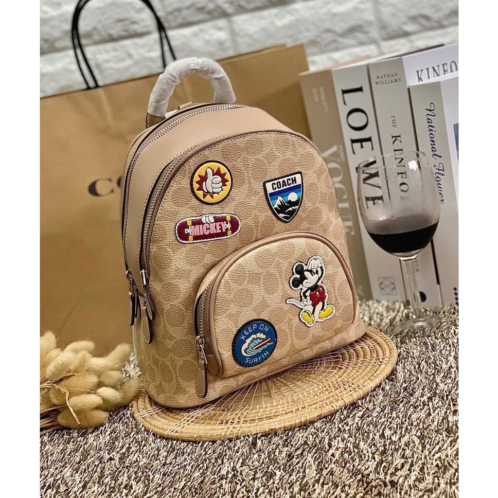 กระเป๋าสะพายหลัง-coach-japan-limited-disney-x-coach-mickey-mouse-backpack