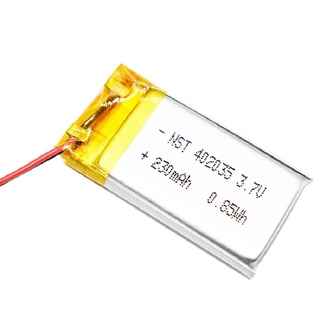 New 402035 250 mah lithium polymer batteries for MP3 MP4&amp;#39;t a MP5 small toys free shipping