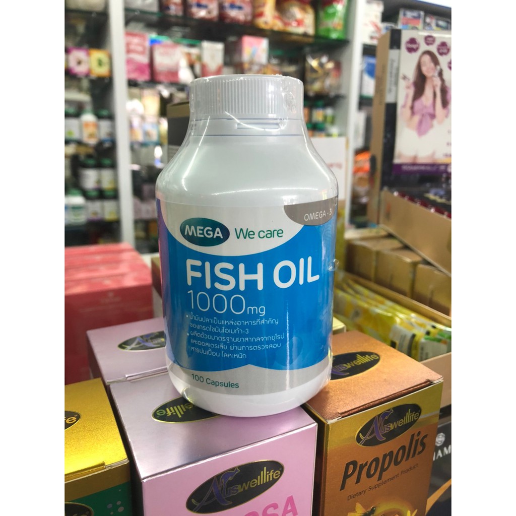 mega-we-care-fish-oil-1000-mg-เมก้า-วี-แคร์-น้ำมันปลา-1000-มก-100-แคปซูล-วิตามิน-ผลิตภัณฑ์เสริมอาหาร