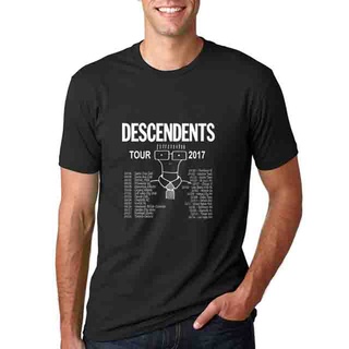 2017 เสื้อยืด พิมพ์ลายวงร็อคไอคอน USA Tour DESCENDENTS สไตล์พังก์