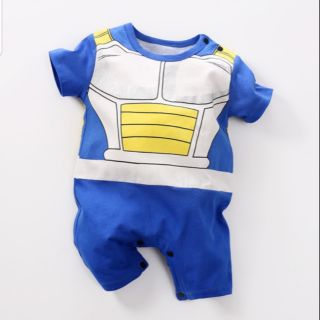 🇹🇭 พร้อมส่งที่ไทยจ้า 🇹🇭 ชุดบอดี้สูทเบจิต้า Vegeta Dragon Ball Z Baby Romper สำหรับเด็กแรกเกิดถึงสองขวบ