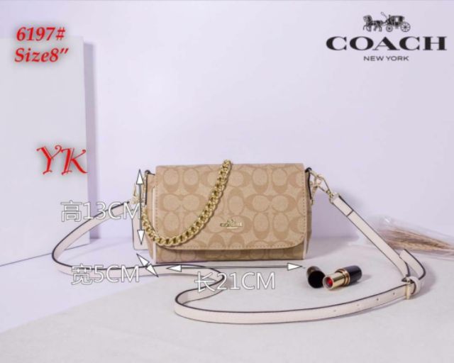 กระเป๋าสะพาย-coach-ขนาด-8-นิ้ว-crossbody-โค้ช