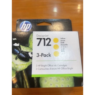 หมึกพิมพ์ HP3ED79A ,HP712  Yellow  ink3-Pack