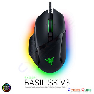 Razer Basilisk V3 - Customizable Gaming Mouse with Razer Chroma™ RGB เม้าส์ ( ของแท้ศูนย์ SYNNEX )