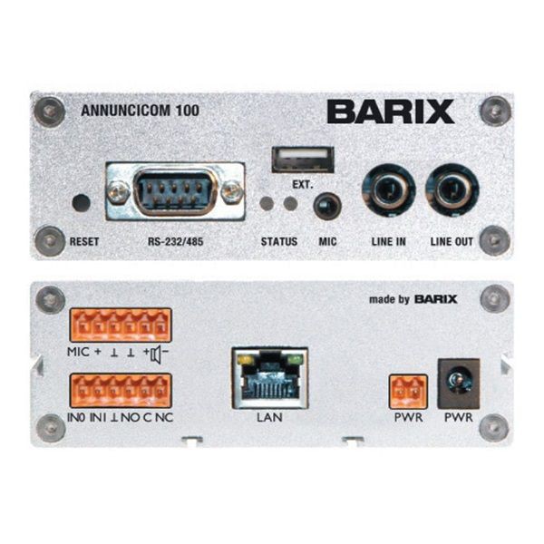 barix-annuncicom-100-อุปกรณ์รับสัญญานและถอดรหัสเสียงผ่านเน็ตเวิร์ค-สามารถรับได้ทั้งสัญญาณ-analog-และ-digital