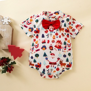 0-2 Years Old Baby Romper Christmas Newborn Bodysuit Jumpsuit