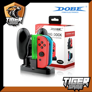 ภาพหน้าปกสินค้าแท่นชาร์จจอย Nintendo Switch Con & Pro DOBE (Charging Dock for Nintendo Switch Joy-con & Pro controller)(แท่นชาร์จจอย) ที่เกี่ยวข้อง