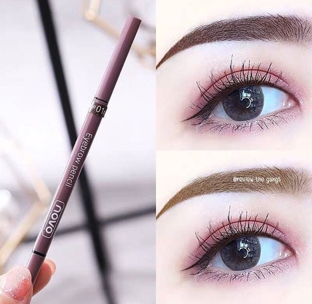 5286-ใหม่-ของแท้-novo-molandis-flexible-eyebrow-pencil-ดินสอเขียนคิ้ว