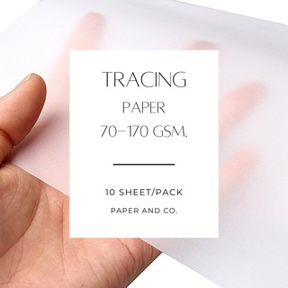 ภาพขนาดย่อของภาพหน้าปกสินค้ากระดาษไข (A4) (แพ็คละ 10 แผ่น) (70-170 gsm.) จากร้าน mai.ars บน Shopee