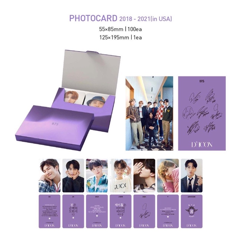 พร้อมส่ง-dicon-bts-photocard-101-custom-book-behind-bts-since-2018