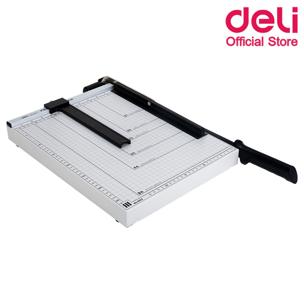 deli-8013-lever-paper-trimmer-แท่นเหล็กตัดกระดาษ-ขนาด-b4-380-x-300mm-แท่นตัดกระดาษ-ที่ตัดกระดาษ-อุปกรณ์สำนักงาน-school