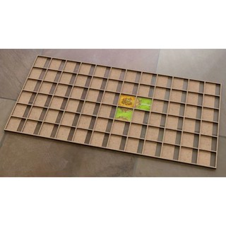 [Laser cut] Carcassonne Boardgame: Wooden Tile Grids