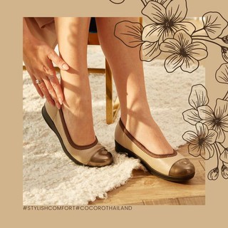 ส่งฟรี!! Cocoro Mochi Pump Oak รองเท้าสุขภาพ รองเท้าผู้หญิง น้ำหนักเบาพื้นโมจินุ่ม ยืดหยุ่นได้ดี รองรับแรงกระแทก