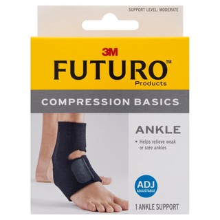 Futuro Compression Basics Ankle  ฟูทูโร่™ อุปกรณ์พยุงข้อเท้า รุ่นเบสิค แบบปรับกระชับได้