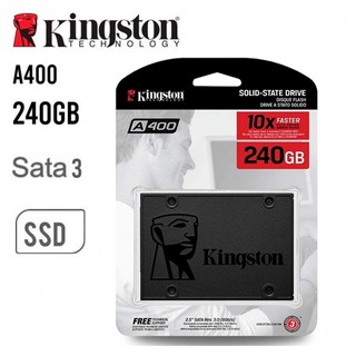 240 GB SSD (เอสเอสดี) Kingston A400 ( SA400S37/240G ) รับประกัน 3 - Y