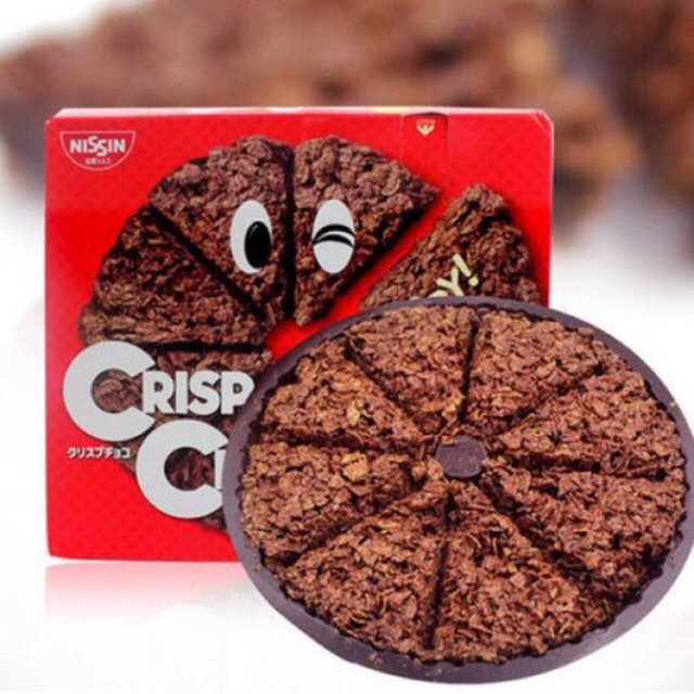 ภาพหน้าปกสินค้าNissin Crisp Choco 80g พายกรอบช็อคโกแลต ขนมญี่ปุ่น