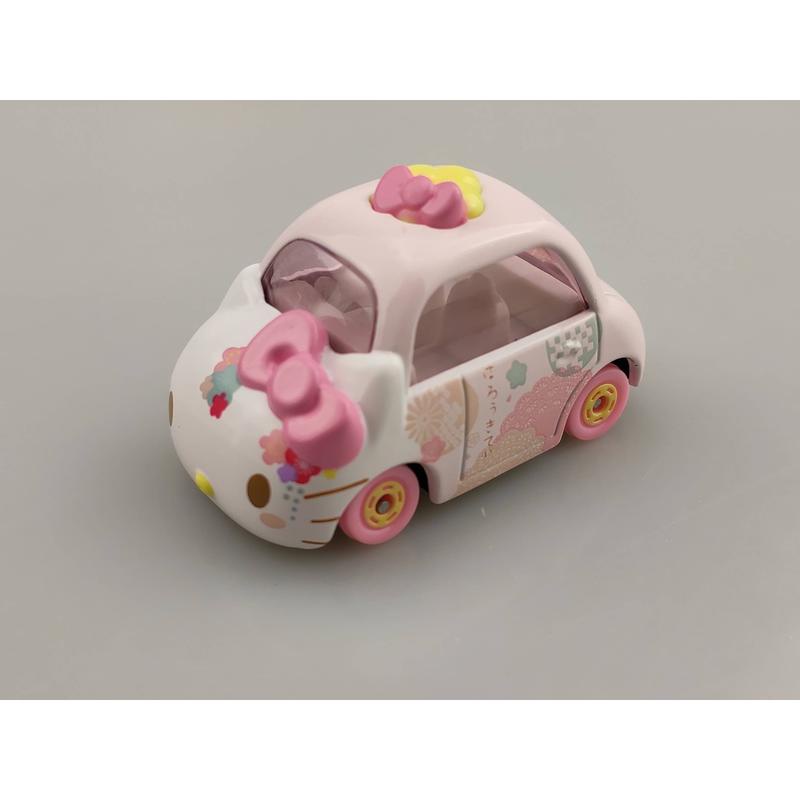 ของเล่นเด็กsanrio-tomica-takara-tomy-hello-kitty-โมเดลรถยนต์ของเล่นสําหรับเด็กผู้ชาย