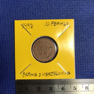 Special Lot No.60325 ปี1998 BOSNIA and HERZEGOVINA 10 FENINGA เหรียญสะสม เหรียญต่างประเทศ เหรียญเก่า หายาก ราคาถูก