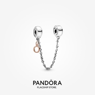 Pandora จี้มงกุฎ มงกุฎ โซ่ เพื่อความปลอดภัย สําหรับของขวัญวันเกิดผู้หญิง DIY p825