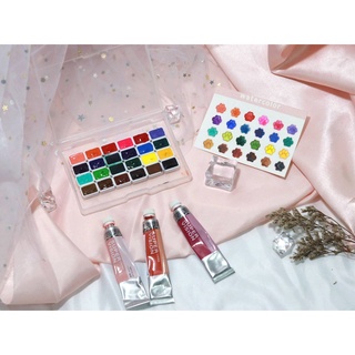 สีน้ำ Supervision1 ~ 2 บีบแบ่งแพน 24 สี ขนาด 0.5 ml