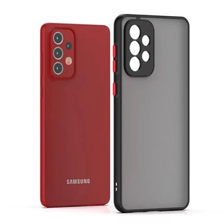 ❌รุ่นใหม่❌ Case Samsung galaxy A53 5G  กันรอยกล้อง ซัมซุง เคสกันกระแทก ปุ่มสีผิวด้าน ขอบนิ่มหลังขุ่น [CT 98Shop]