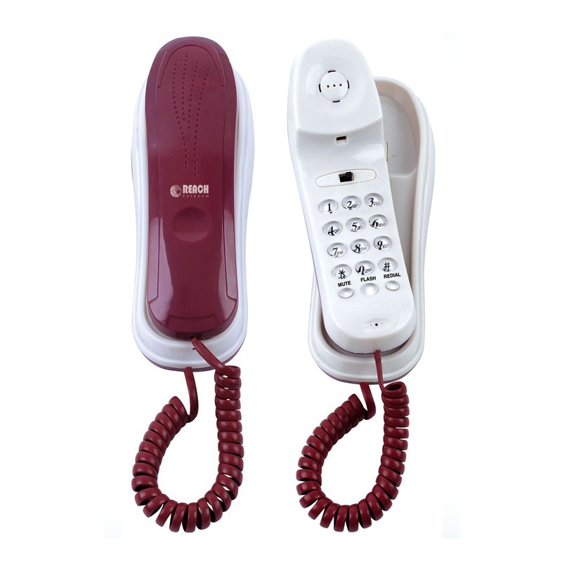 ภาพหน้าปกสินค้าโทรศัพท์แขวนผนัง รีช รุ่น TL-523 แพ็ค 2 ชิ้น (สีแดง) จากร้าน globalreach บน Shopee