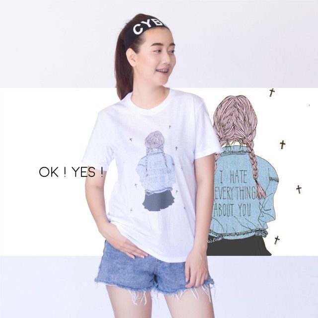 เสื้อยืดพิมพ์ลาย-ผ้าคอตตอน