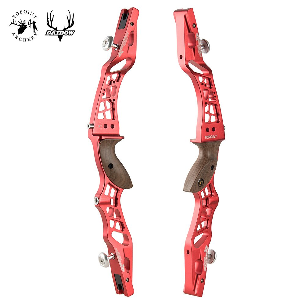 Topoint 21 นิ้วการแข่งขัน Recurve Bow CNC Bow Riser อลูมิเนียม Riser ...