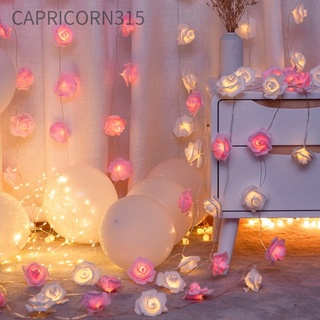 Capricorn315 สายไฟ  Led 20 ดวง รูปดอกกุหลาบ ยาว 3 เมตร ชาร์จ Usb สําหรับตกแต่งงานแต่งงาน วันวาเลนไทน์