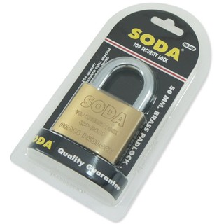 SODA แม่กุญแจ ทองเหลือง 50 มม. รุ่น CSD-265P สีทอง