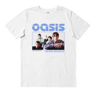 เสื้อยืดโอเวอร์ไซส์Oasis - หยุดร้องไห้ | เสื้อยืด พิมพ์ลายวงดนตรี | เพลงเมอร์ช | Unisex | วงดนตรี MERCH | เสื้อยืด พิมพ์