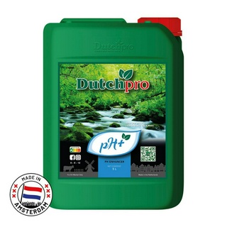 5L Dutchpro pH+ / 5ลิตร pH+ น้ำยาควบคุมค่าpH: เพิ่มค่าpHเพื่อผลผลิตสูงสุด
