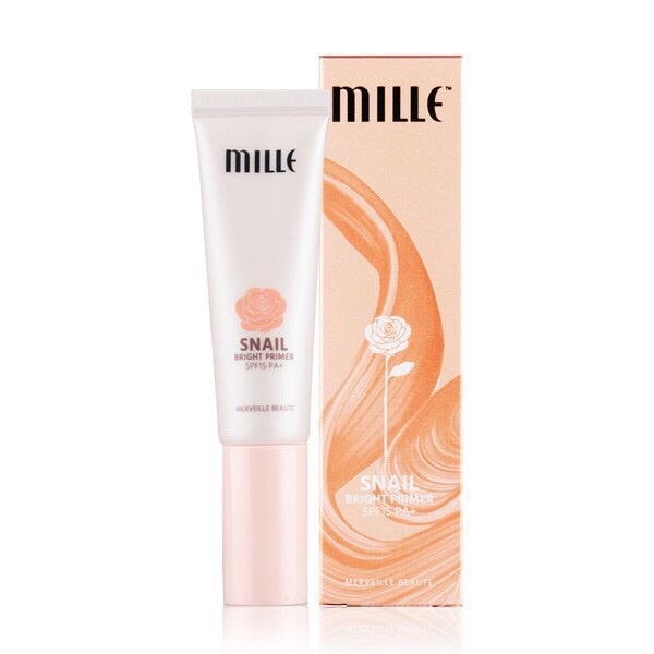 ถูกกว่าห้าง-mille-snail-bright-primer-spf15-pa-ไพร์เมอร์-มิลเล่-1-หลอด-15-กรัม-ของแท้-100