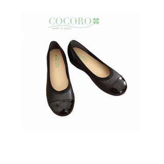 Cocoro Shoes รองเท้าสุขภาพผู้หญิง น้ำหนักเบาพื้นโมจินุ่ม ยืดหยุ่นได้ดี รองรับแรงกระแทก รุ่น Pump สีดำ