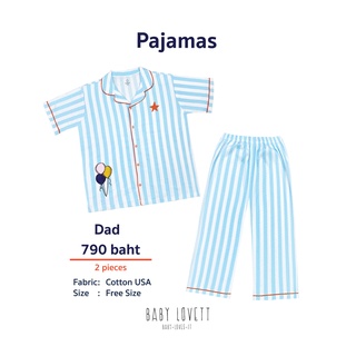 ภาพหน้าปกสินค้าBabylovett Circus - Pajamas ชุดนอนคุณพ่อ คอปกแขนสั้นขายาว 25 ซึ่งคุณอาจชอบสินค้านี้