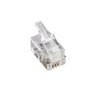 Link UL-3004 HS (Hand Set, RJ9) PLUG (ตัวผู้หูโทรศัพท์ 4 ขา) บรรจุ 10 ตัว/ถุง