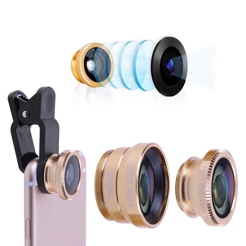 ภาพสินค้าjj333shop เลนส์กล้อง 3 in 1 Fish Eye + Wide Angle + Macro เลนส์สำหรับมือถือ เลนส์มุมกว้าง 180 องศา สินค้าพร้อมส่ง จากร้าน jj333shop บน Shopee ภาพที่ 8