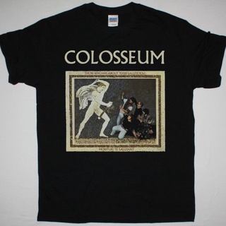 เสื้อยืดโอเวอร์ไซส์GILDAN เสื้อยืด ลาย Colosseum Those Who Are About To Die Salute You สีดํา สําหรับผู้ชาย และผู้หญิงS-3
