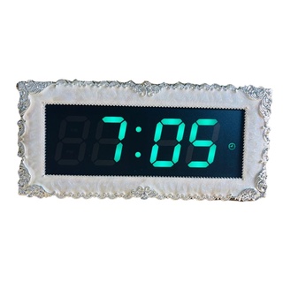 นาฬิกาดิจิตอล (JH8034) 38.5x18.5x3cm นาฬิกา ตั้งโต๊ะ LED DIGITAL CLOCK นาฬิกาแขวน นาฬิกาตั้งโต๊ะ